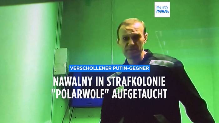 News video: Kremlgegner Nawalny in Strafkolonie in der Arktis aufgetaucht