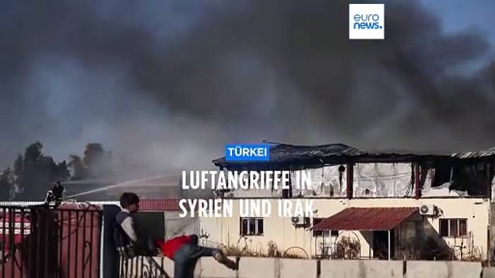 News video: Vergeltungsschläge der türkischen Luftwaffe in Syrien und Irak