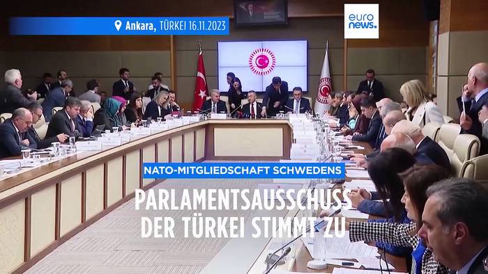 Video: Nato-Beitritt Schwedens nimmt weitere Hürde im türkischen Parlament
