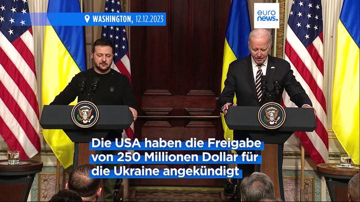 Video: Krieg in der Ukraine: Washington opfert Militärhilfe aus eigenen Beständen