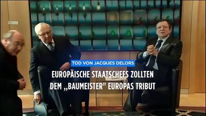Video: Staatschefs würdigen Jacques Delors als „Architekten“ Europas