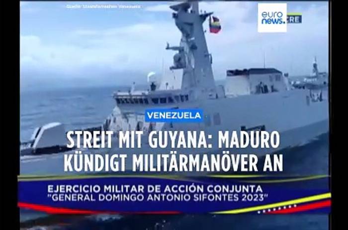 News video: Streit mit Guyana: Maduro kündigt Militärmanöver an