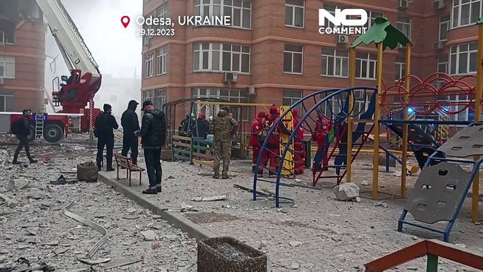 Video: Krieg in der Ukraine: Massive Zerstörungen in Odessa