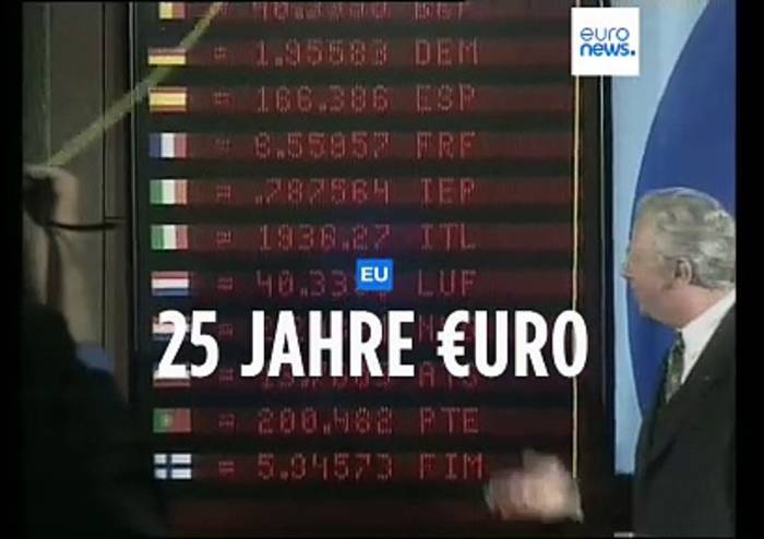 Video: Der Euro ist 25 Jahre alt: Wer erinnert sich noch?