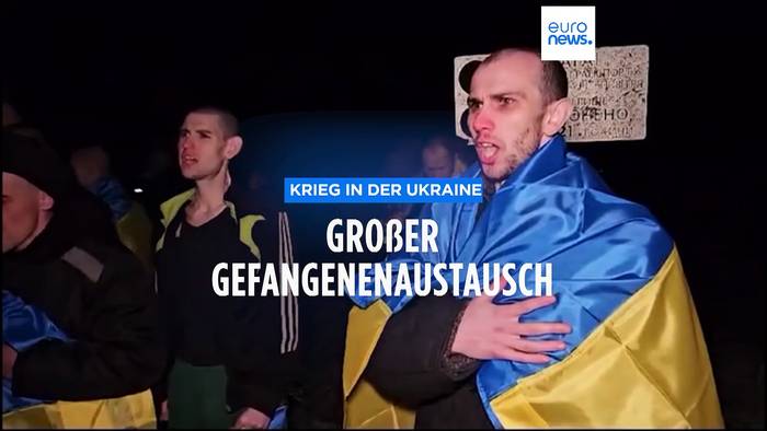 Video: Endlich wieder zu Hause: Russland und Ukraine haben Gefangene ausgetauscht