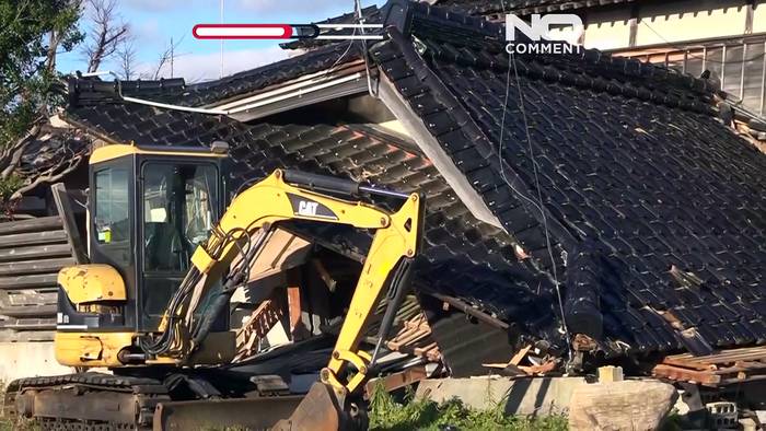 Video: Japan in Trümmern: Ein Erdbeben verwüstet die Westküste des Landes