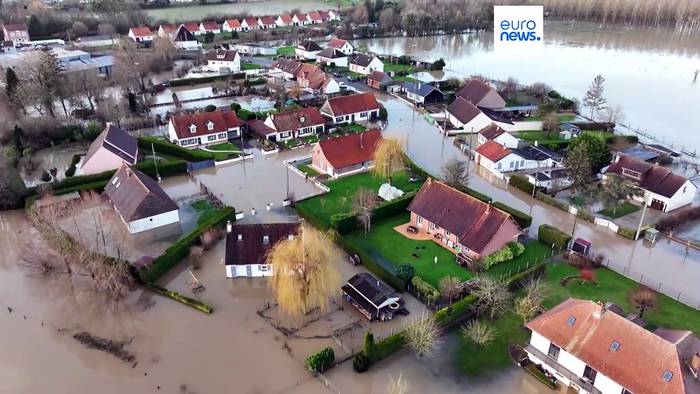 Video: Westeuropa im Kampf gegen das Hochwasser: Scholz besucht Flutgebiet