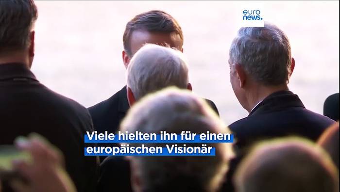 News video: Trauerfeier in Paris: EU-Chefs erweisen Jacques Delors die letzte Ehre