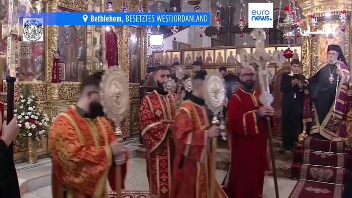 Video: Orthodoxe Christen feiern Weihnachten