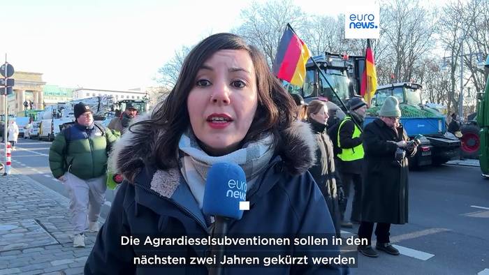 Video: Demo-Woche mit Traktoren: Bauern protestieren in ganz Deutschland