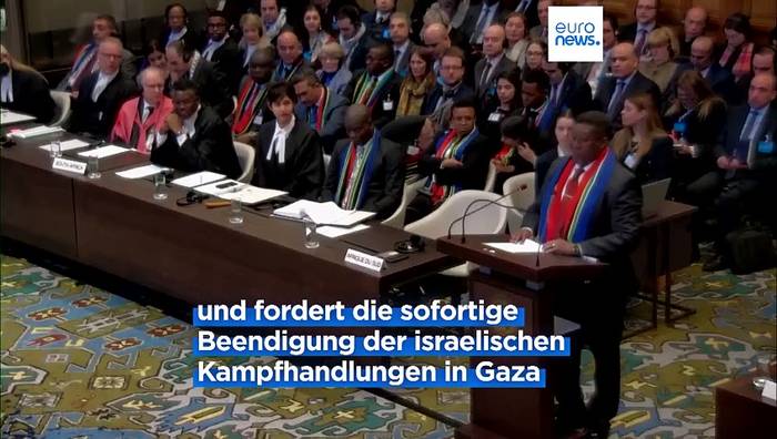 News video: Völkermord-Klage: Südafrika zieht Israel vor das UN-Gericht