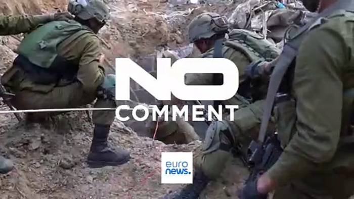 Video: 2,5 Meter unter Chan Yunis: Israelische Armee legt Riesentunnel frei