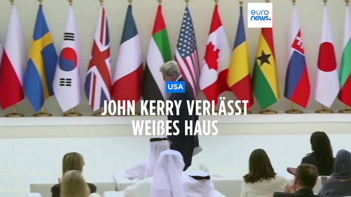 Video: US-Klimagesandter Kerry scheidet aus Regierung aus