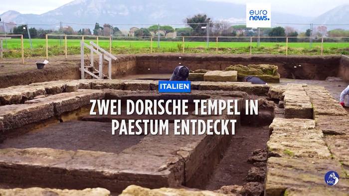 Video: Zwei neue Tempel in Paestum entdeckt