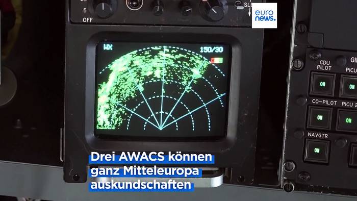 Video: Die Augen der NATO: Radarflugzeug macht Russland eine Ansage