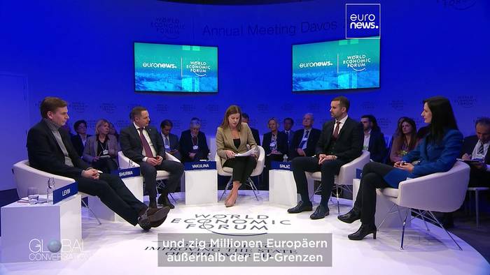 Video: Euronews-Runde in Davos: Ist die Osterweiterung Europas gut für die Wirtschaft?