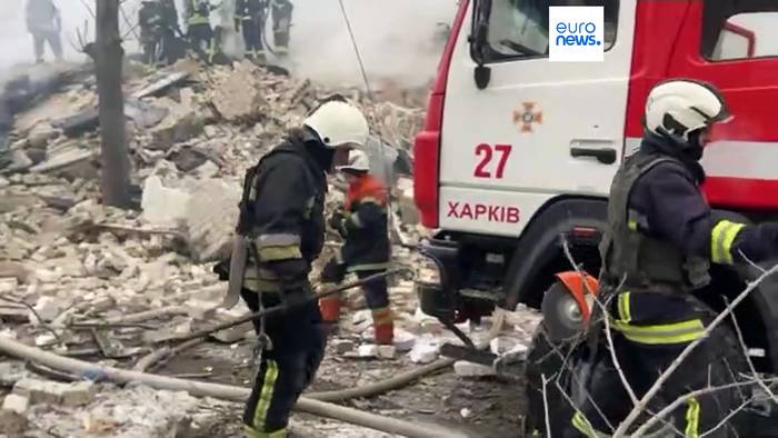News video: Mindestens sechs Tote bei Angriffen auf Kiew und Charkiw
