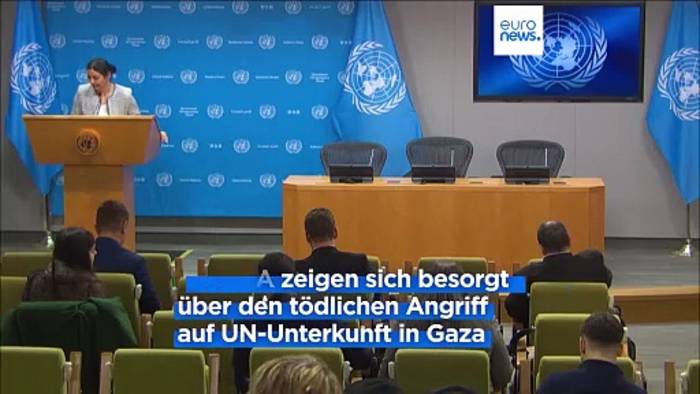 Video: Mindestens neun Tote bei Angriff auf UN-Einrichtung in Gaza