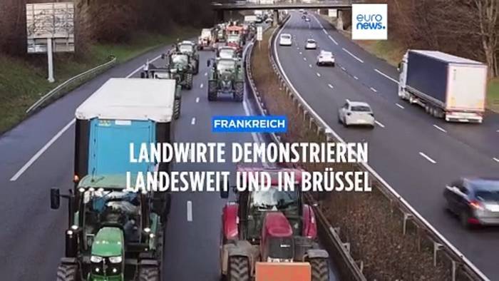 News video: Wenn der Landwirt wütend wird: Die Proteste der Bauern nehmen in ganz Europa zu