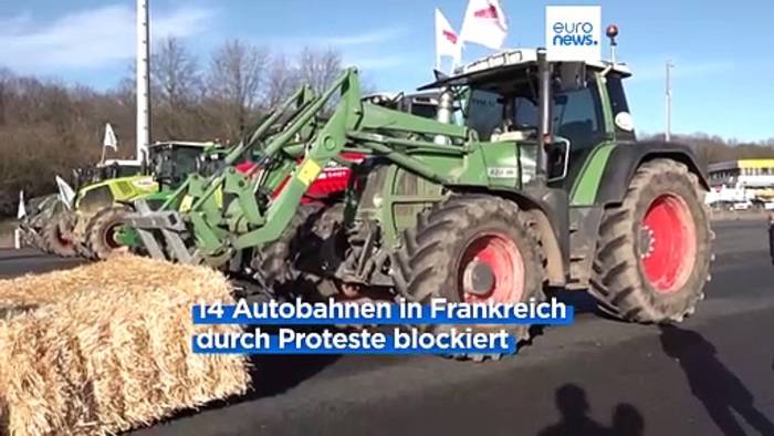 Video: Bauernproteste in Frankreich: 