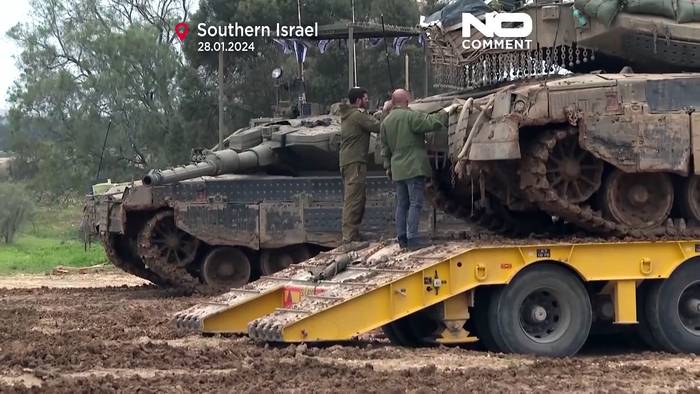 Video: Israel schickt mehr Panzer in Richtung Gaza