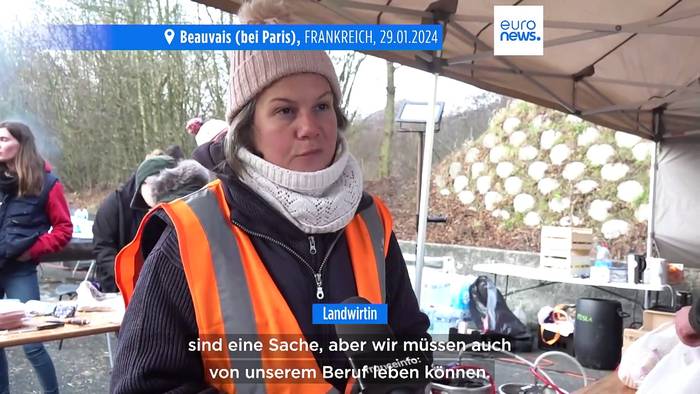 Video: Blockade von Paris: Frankreichs Landwirte reichen die Angebote der Regierung nicht