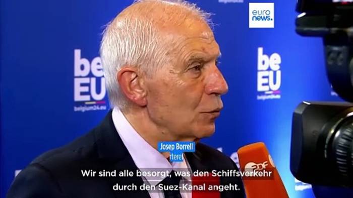 Video: EU-Mission soll es richten: Borrell kündigt Marineeinsatz im Roten Meer an