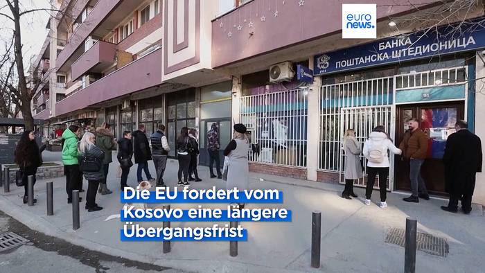 News video: Nach Dinar-Verbot in Nordkosovo: Serbien ist empört – Brüssel stellt Forderungen