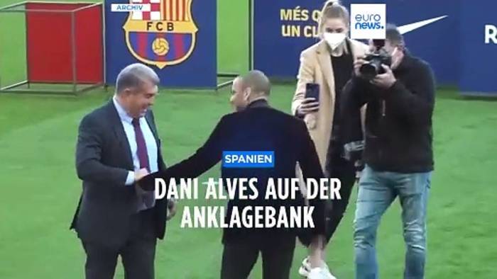 News video: Vergewaltigung im Nachtclub? Prozess gegen Fußballstar Dani Alves in Barcelona