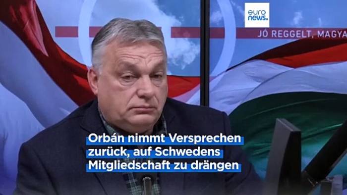 Video: Schwedens NATO-Beitritt: Ungarns Fidesz boykottiert Abstimmung