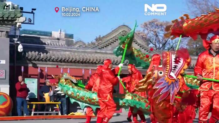 Video: Peking feiert den Beginn des Jahrs des Drachen