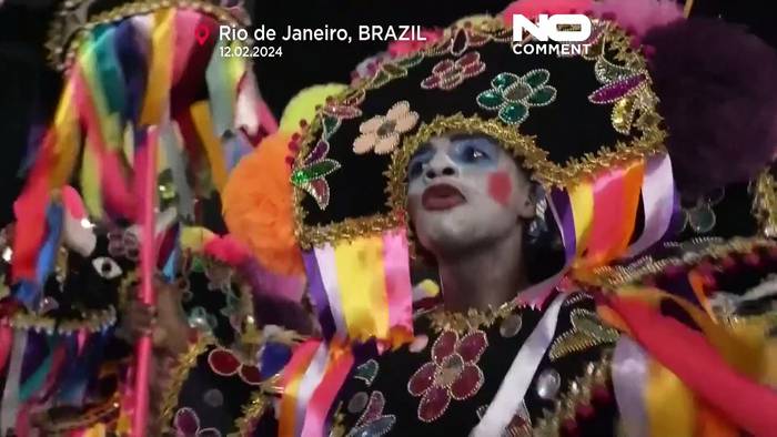 Video: Rio de Janeiro: Karnevaltänzer setzen ein Zeichen für Gerechtigkeit