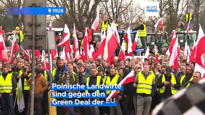 News video: Protestierende Bauern Europas drohen mit weiteren Schritten