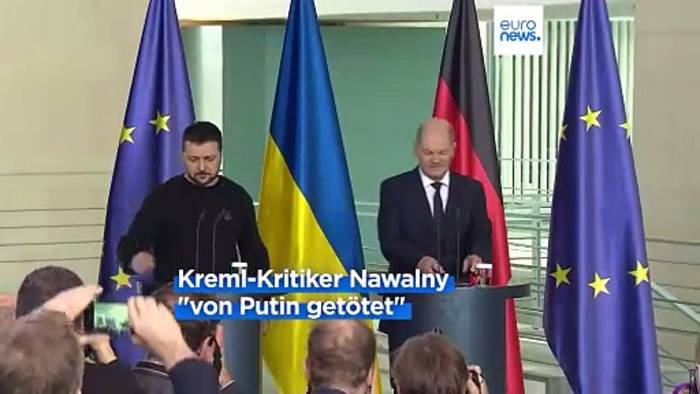 Video: Krieg in der Ukraine: Was Selenskyj in Berlin über Putin sagt