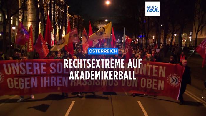 Video: Rechtsextremer Sellner, Strache und Lugner bei Akademikerball in Wien