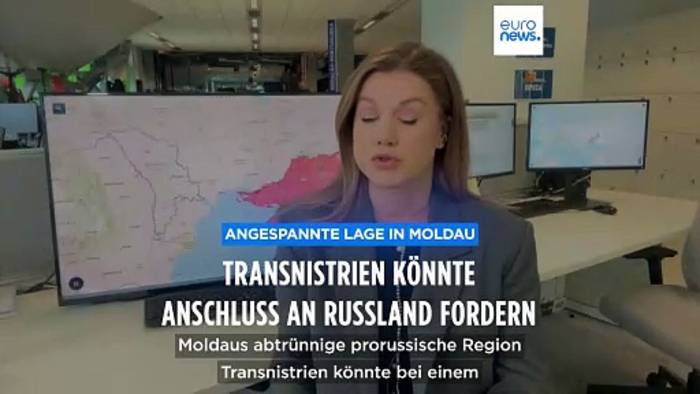 News video: Prorussische Region Transnistrien plant angeblich Referendum über Anschluss an Russland