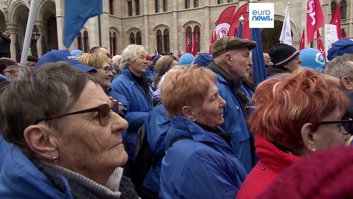 News video: Geringe Beteiligung an regierungskritischer Kundgebung in Budapest