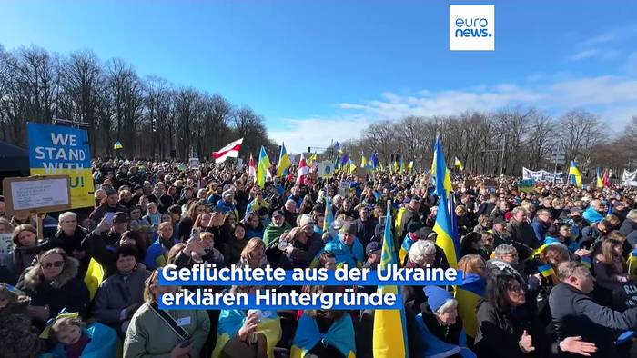 News video: In Gedanken im Krieg: Ukrainer und Russen in Deutschland