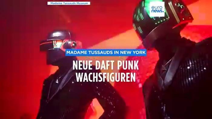 News video: New York: Madame Tussauds bekommt neue Daft Punk-Wachsfiguren