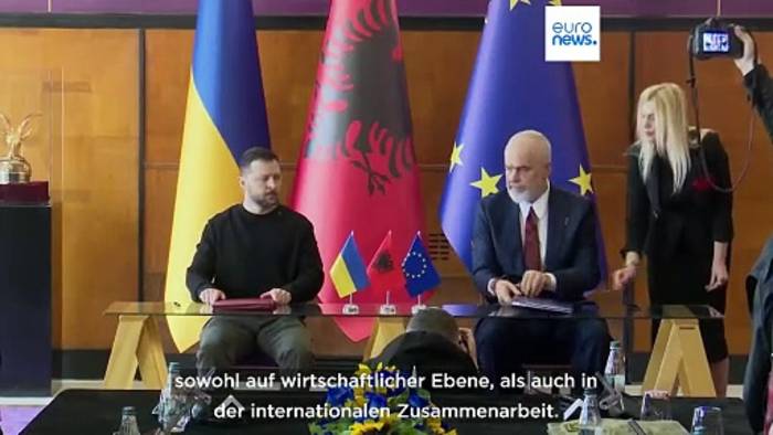 Video: Sichereheitskonferenz in Albanien: Selenskyj bittet Balkanländer um Hilfe