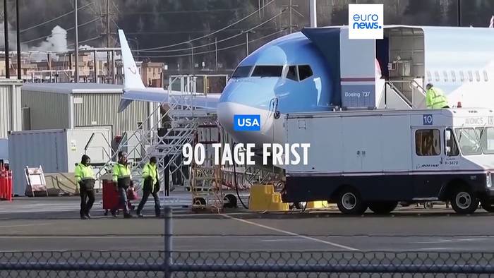 News video: 90 Tage Frist: Boeing muss US-Luftfahrtbehörde Sicherheitskonzept vorlegen