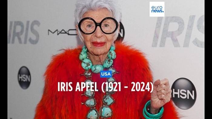 News video: Modestar Iris Apfel mit 102 Jahren gestorben