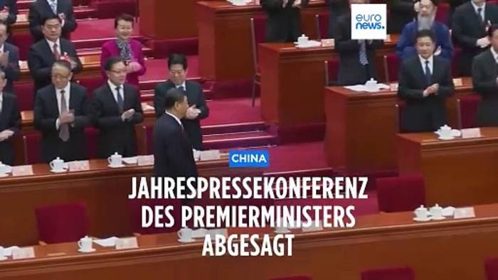 News video: China schafft Pressekonferenz des Nationalen Volkskongresses ab