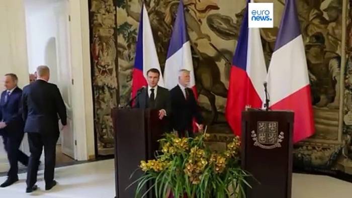 News video: Treffen in Prag: Tschechien und Frankreich wollen Militärhilfe für Ukraine verstärken