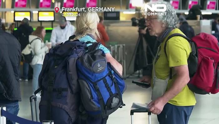 Video: Lufthansa Streik: Chaos an deutschen Flughäfen