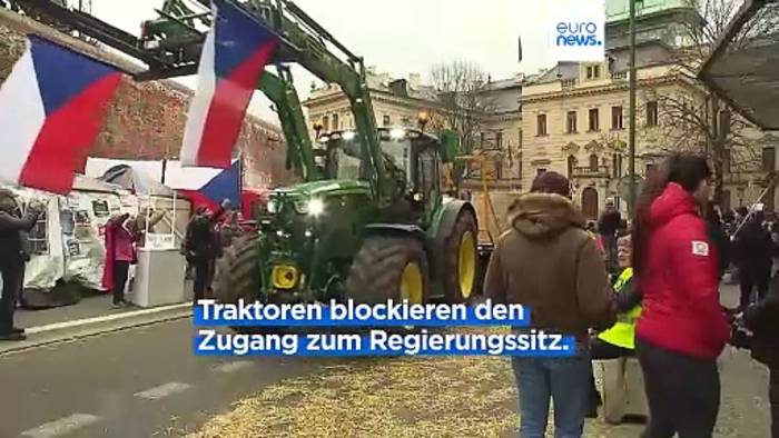 Video: Tschechiens Bauern protestieren weiter - gegen die EU und die eigene Regierung