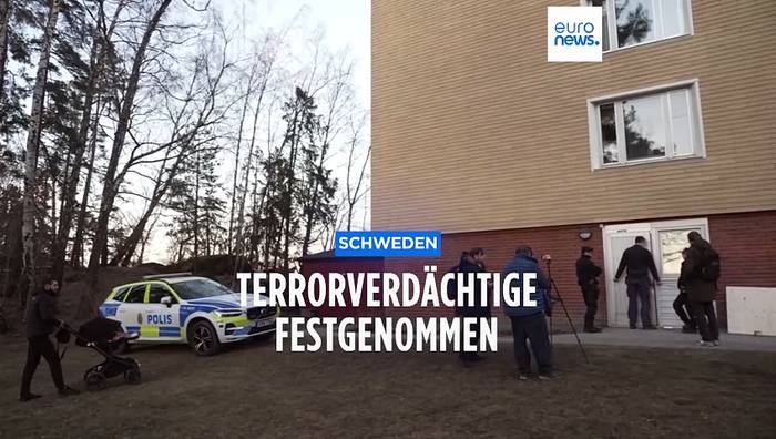 Video: Schweden: Vier Terrorverdächtige festgenommen