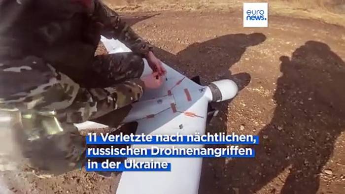 Video: Ukraine wehrt Wellen russischer Kamikaze-Drohnen im Osten und Süden ab