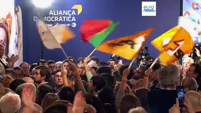 News video: Parlamentswahl in Portugal: Knapper Vorsprung für die Demokratische Allianz
