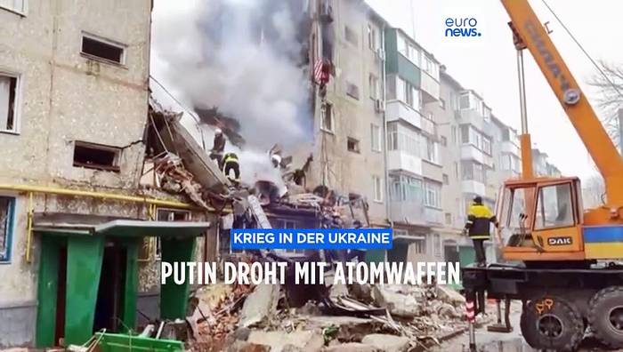Video: 749 Tage Krieg in der Ukraine: Putin droht den USA